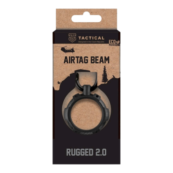Tactical Airtag Beam Rugged 2.0 Aizsargapvalks priekš Apple Airtag / melns (TA-57983121131)