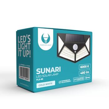Forever Light SUNARI Солнечная Лампа LED / FLS-65 / 100*SMD / PIR / 6W / 480lm / 6000K / 1200mAh / Li-Ion (RTV100336)