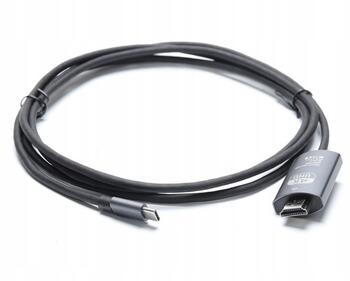 RoGer TH001 USB-C to HDMI UltraHD 4K@60Hz Kabelis 1.8m (RO-TH001-C-HDMI1.8)