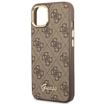 Guess GUHCP14MHG4SHW Hardcase 4G Vintage Gold Logo Защитный чехол для iPhone 14 Plus/15 Plus 6.7