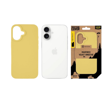 Tactical MagForce Velvet Smoothie Cover Защитный чехол для Apple iPhone 16 / банановый (TA-57983122561)