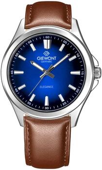 Giewont Elegance Sapphire Vīriešu pulkstenis / brūni-zils (GW5160-A4)