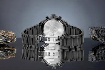Giewont Vīriešu pulkstenis Chronograph Sapphire / melns (GW9580-B2)