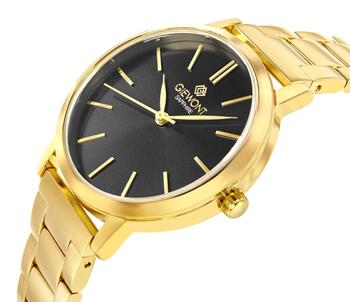 Giewont Sapphire Sieviešu pulkstenis / zeltains/melns (GW2360-B3)
