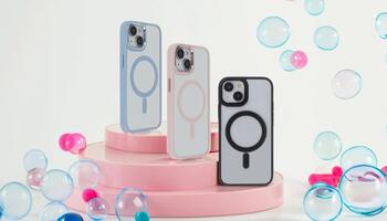Mocco Satin Elegant MagSafe Case Защитный Чехол для Apple iPhone 15 Pro Max (MO-SEMG-IP-15-PM-BL)