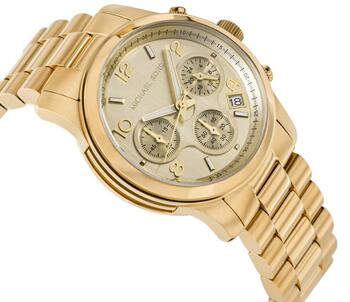 MICHAEL KORS Runway MK7323 Sieviešu rokas pulkstenis / zeltains (MK7323)