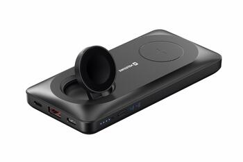 Swissten Беспроводной Power Bank для Apple Watch и MagSafe устройств 10000mAh (22013973)