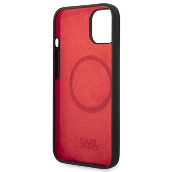 Karl Lagerfeld KLHMP14MSLCHBK Silicone Choupette Aizsargapvalks priekš iPhone 14 Plus / 15 Plus 6.7