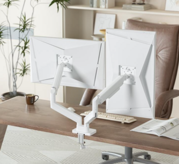 Gembird MA-DA2-06-W Stiprinājums 2 monitoriem 17