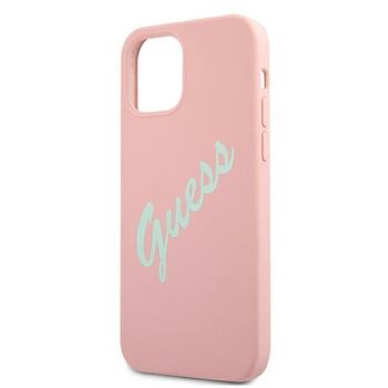 Guess GUHCP12SLSVSPG Silicone Vintage Hardcase Защитный чехол для iPhone 12 mini 5,4