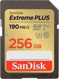 SanDisk Extreme PLUS Карта памяти SDXC / 256 ГБ (SDSDXWV-256G-GNCIN)