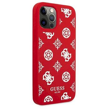 Guess GUHCP12LLSPEWRE Peony Collection Aizsargapvalks priekš iPhone 12 Pro Max 6,7