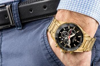 Giewont Chronograph Sapphire Мужские часы / золотой/чёрный (GW9140-B4)
