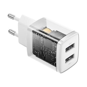 Baseus Компактное Зарядное Устройство 2 x USB / 10,5w (BRA011959)