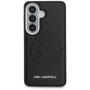 Case Karl Lagerfeld Perforated KL MagSafe Защитный чехол для Samsung Galaxy S26 Plus / чёрный (KLHMS26MPSKRPMK)