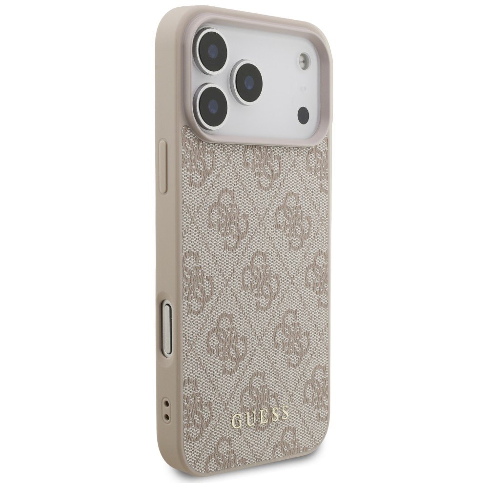 Guess 4G Classic Case Aizsargapvalks priekš iPhone 18 Pro Max / iPhone 17 Pro Max / rozā (GUHCP18XG4GFPI)