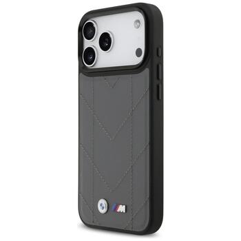 BMW M Quilted Logo MagSafe Case Защитный Чехол для Apple iPhone 17 Pro Max (BMHMP17X25PSECHA)