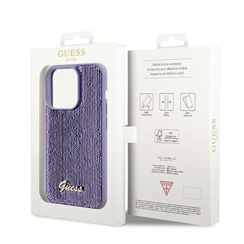 Guess GUHCP14XPSFDGSU Hardcase Sequin Script Metal Защитный чехол для iPhone 14 Pro Max 6.7
