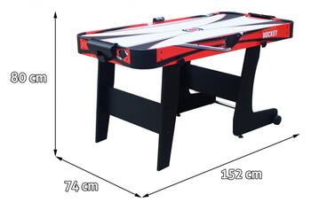 RoGer Air hokeja galds 152x74x80 cm (RO-1508R)
