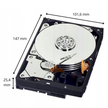 Western Digital Purple Cietais disks 4TB / 3.5