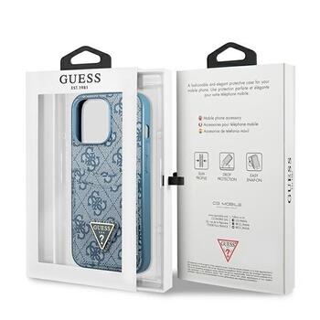 Guess GUHCP13LP4TPB Hardcase 4G Triangle Logo Cardslot Защитный чехол для iPhone 13 Pro / 13 6,1