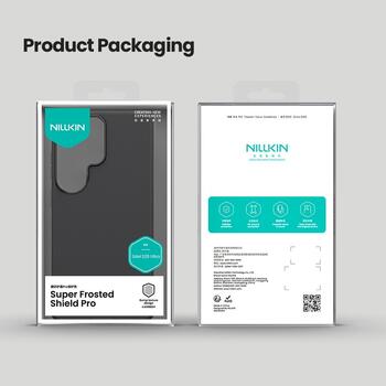 Nillkin Super Frosted PRO Back Cover Защитный чехол для Samsung Galaxy S26 Ultra / чёрный (57983129424)
