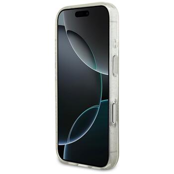 Guess IML Glitter Pearl Strap MagSafe Case Чехол для Apple iPhone 17 Pro (GUHMP17LHGCRELST)