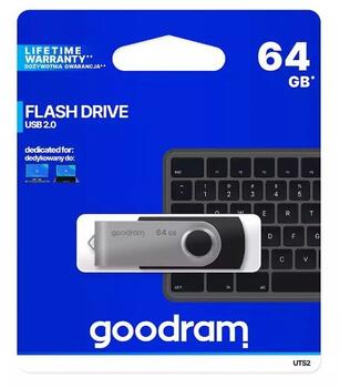 Goodram 64GB UTS2 USB 2.0 Флеш Память (UTS2-0640K0R11)