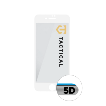 Tactical Glass Shield 5D Защитное стекло для Apple iPhone 7/8/SE 2020/SE 2022 / белый (TA-2452036)