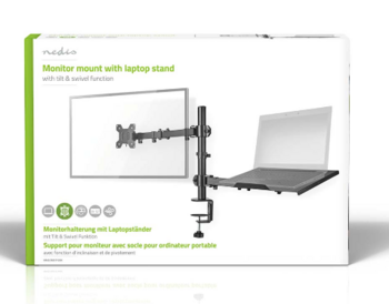 Nedis MMSISNB110BK Monitora un Portatīvā Datora Stiprinājums 1 ekrāns 15''–32'' (MMSISNB110BK)