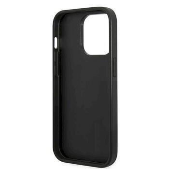 Guess GUHCP14LHGGSHK Glitter Script Aizsargapvalks priekš iPhone 14 Pro 6,1