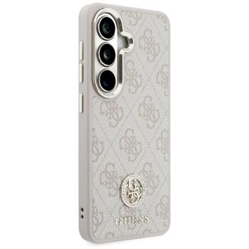 Guess 4G Big Rhinestone Triangle Strap MagSafe Защитный чехол для Samsung Galaxy S26 / розовый (GUHMS26SP4G4DCSP)