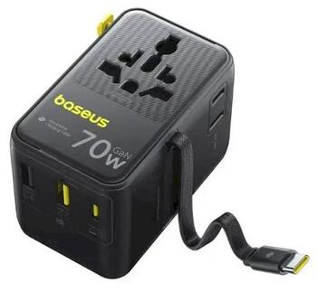 Baseus EnerCore CG11 Universāls Ceļojumu Adapteris 70W (CG11)