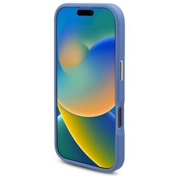 Guess GUHMP16LU4GPRB Hardcase 4G Logo Plate MagSafe Aizsargapvalks priekš iPhone 16 Pro 6.3