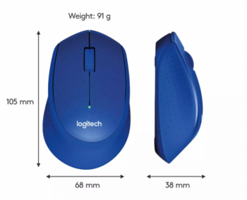 Logitech M330 Silent Plus Беспроводная мышь (910-004910)