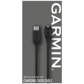Garmin USB-C Charging Cable Зарядный кабель USB-C 0.5m для устройств Garmin чёрный (010-13278-01)