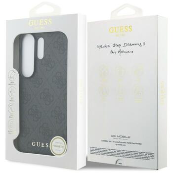 Guess 4G Classic Logo Charm MagSafe Aizsargapvalks priekš Samsung Galaxy S26 Ultra / melns (GUHMS26LGF4GGR)