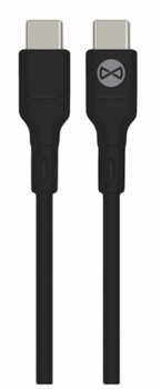 Forever CC-06 USB-C / USB Automašīnas Lādētājs + USB-C - USB-C Vads (GSM172992)
