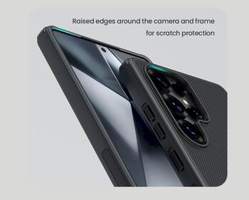 Nillkin Super Frosted PRO Magnetic Back Cover Защитный чехол для Samsung Galaxy S25 Ultra / чёрный (57983124009)