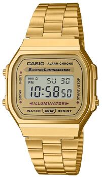 Casio A168 WG Retro Vintage Vīriešu pulkstenis (A168WG-9EF)