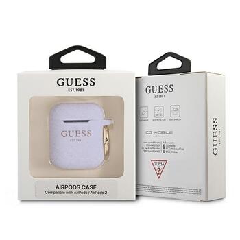 Guess GUA2SGGEU AirPods cover Защитный чехол / фиолетовый (GUA2SGGEU)