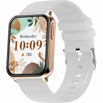 Smartwatch Gravity Смарт-часы 2 ремешка GT17-4 / розовое золото/серый (GT17-4)