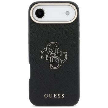 Case Guess FW Resin Logo Aizsargapvalks priekš iPhone Air / melns (GUHCP17M5PS4RGGK)