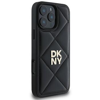 DKNY Quilted Stack Logo Защитный Чехол для Apple iPhone 16 Pro Max (DKHCP16XPQDSLK)