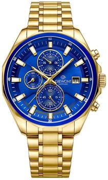 Giewont Chronograph Sapphire Vīriešu pulkstenis GW7290-B6 / zelta zils (GW7290-B6)