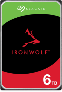 Seagate IronWolf Cietais disks 6 TB / 3.5 SATA‑600 (ST6000VN006)