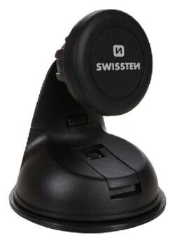Swissten S-GRIP M1 Универсальный держатель С Магнитом и 360 ротацией на стекло (SW-CH-M1-B)
