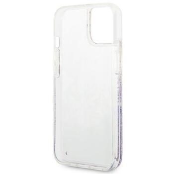 Guess GUHCP14MLFLSU Flower Liquid Glitter Защитный чехол для iPhone 14 Plus / 15 Plus 6.7