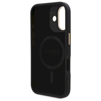 Guess GUHMP16SU4GPRK Hardcase 4G Logo Plate MagSafe Защитный чехол для iPhone 16 6.1
