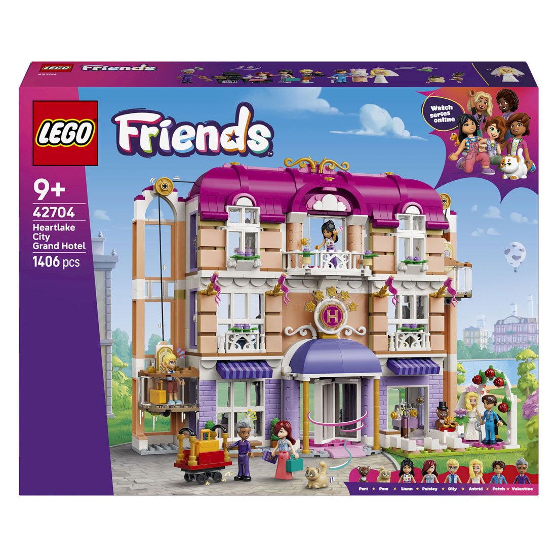 LEGO 42704 Friends Heartleikas pilsētas lielās viesnīcas konstruktors (42704)